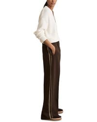Reiss - Petite Robyn Side Stripe Wide Leg Trousers - Lyst