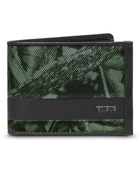 Tumi - Forest Camo Double Billfold Wallet - Lyst