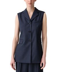 Theory - Three Button Slash Vest - Lyst
