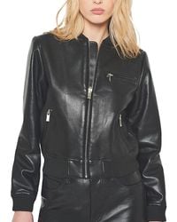AS by DF - Dixie Recycled Leather Bomber Jacket - Lyst