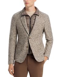 BOSS - Hanry Slim Fit Blazer With Removable Vest - Lyst