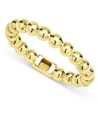 Lagos - 18K Caviar Bead Logo Stacking Ring - Lyst