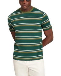 Ted Baker - Gorano Striped Textured Tee - Lyst