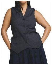 UNIVERSAL STANDARD - Plus Edwin Denim Look Vest - Lyst
