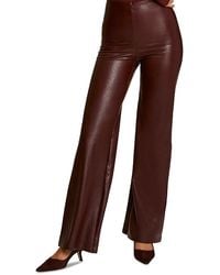 Commando - Faux Leather Wide Leg Pants - Lyst