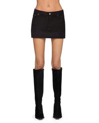 EB DENIM - C Cherry Mini Skirt - Lyst
