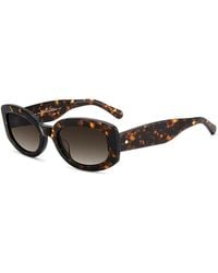 Kate Spade - Ailey Rectangular Sunglasses, 53Mm - Lyst