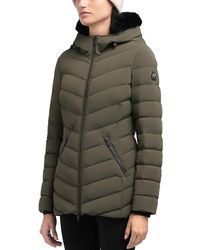 Moose Knuckles - Roselawn Shearling Trim Down Jacket - Lyst