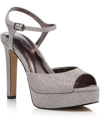 Aqua - Poppy Platform Sandals - Lyst