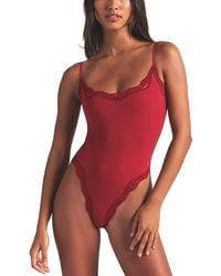 Skims - Fits Everybody Lace Cami Thong Bodysuit - Lyst