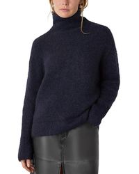 Whistles - Alpaca Blend Funnel Knit Sweater - Lyst