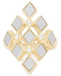 Ramy Brook - Eliza Two Tone Cocktail Ring - Lyst