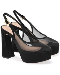 Gianvito Rossi - Chopine Slingback Pumps - Lyst