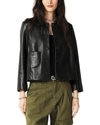 Ba&sh - Veste Mylos Leather Jacket - Lyst
