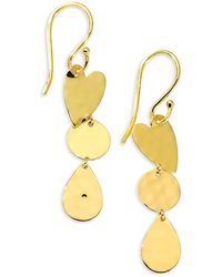 Ippolita - 18K Classico Crinkle Mixed Shape Drop Earrings - Lyst