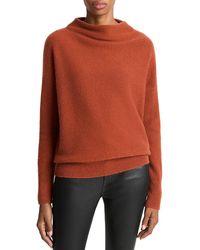 Vince - Boiled Cashmere Funnel Neck Sweater - Lyst