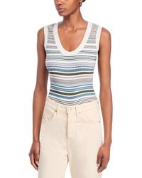 Veronica Beard - Ezinna Stripe Knit Tank - Lyst