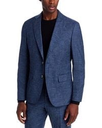 BOSS - Melange Solid Slim Fit Suit Jacket - Lyst