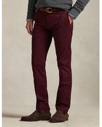 Polo Ralph Lauren - Cotton Stretch Slim Fit Chino Pants - Lyst