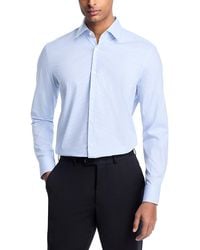 BOSS - Hank Cotton Stretch Check Dot Slim Fit Dress Shirt - Lyst
