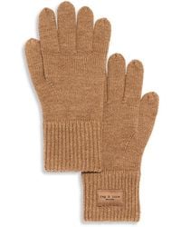 Rag & Bone - Blake Knit Gloves - Lyst