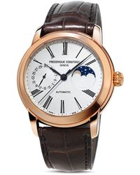Frederique Constant Classic Moonphase Watch - Brown