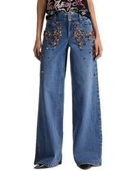 Alice + Olivia - Amazing Embellished Jean - Lyst