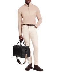 Ted Baker - Simonea Textured Panel Half Zip Sweatshirt - Lyst