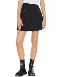 Sandro - Rebeca Embellished Wool Mini Skirt - Lyst