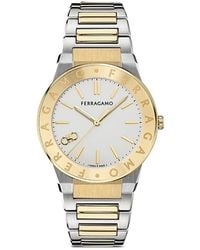 Ferragamo - Sapphire Logo Watch, 41Mm - Lyst