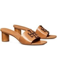 Tory Burch - Ines 55Mm Leather Mules - Lyst