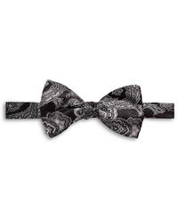 Eton - Black Paisley Bow Tie - Lyst