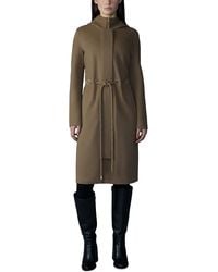 Mackage - Blithe Belted Wool Coat - Lyst