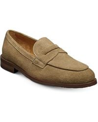 Allen Edmonds - Como Suede Slip On Loafers - Lyst