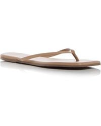 TKEES - Lily Square Toe Flip Flops - Lyst