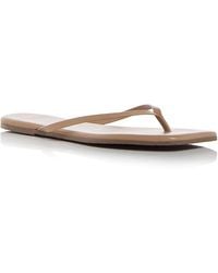 TKEES - Lily Square Toe Flip Flops - Lyst