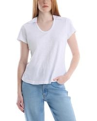 Wilt - Short Sleeve Polo Top - Lyst