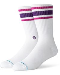 Stance Striped Tube Socks - Purple