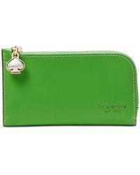 Kate Spade - Devin Leather Small Slim Bifold Wallet - Lyst