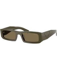 Prada - Pr Rectangular Sunglasses, 54Mm - Lyst