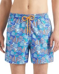 Vilebrequin - Moorea Printed 5.5 Swim Trunks - Lyst