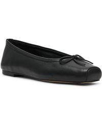 Steve Madden - Eleve Leather Bow Ballet Flats - Lyst