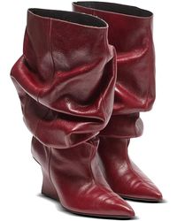Balmain - Wedge Ankle Boots - Lyst
