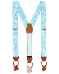 Trafalgar - Sobee Button End Silk Brace - Lyst