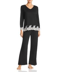 Natori - Luxe Shangri-La Pajama Set - Lyst