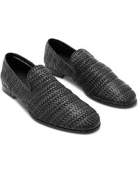 John Varvatos - Venice Woven Slip On Shoes - Lyst