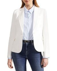 Hobbs - Blake Linen Single Breasted Jacket - Lyst