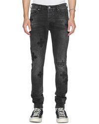 Ksubi - Van Winkle Blakk Metal Skinny Fit Jeans - Lyst