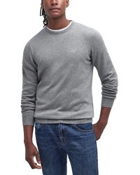 Barbour - Slim Fit Crewneck Sweater - Lyst