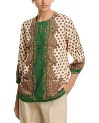 Tahari - The Isa Paisley Print Top - Lyst